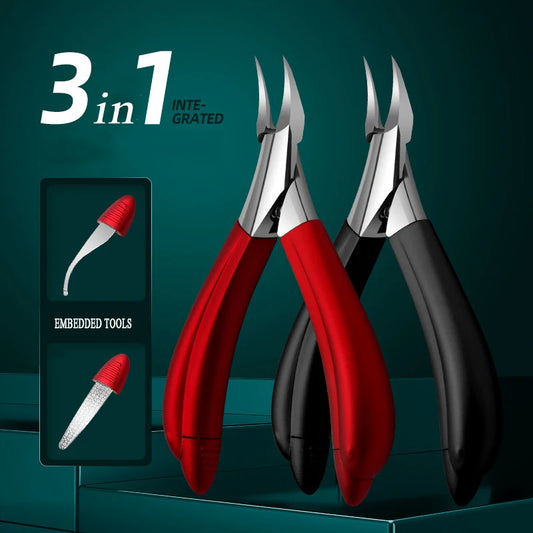 Nail Clippers Ingrown Toenail Podiatry Correction Nippers Cuticle Cutters Cut Paronychia Pedicure Manicure Foot Hand Care Tool