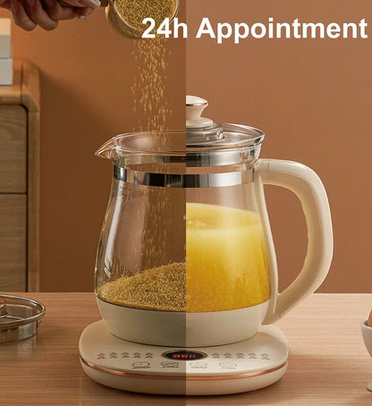 1.8L Electric Kettle Automatic Glass Tea Maker 800W Home Multi-function Health Kettle Smart Baby Thermostatic Milk Kettle 220V