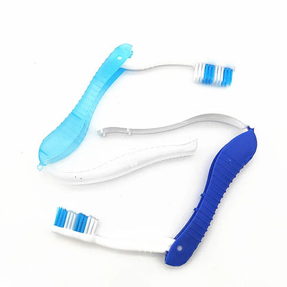 1pc Portable Disposable Foldable Travel Camping Toothbrush Tooth Oral Cleaning Tools