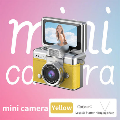 Mini Keychain Thumb Camera with 1080P HD Video Recording and 180° Flip Screen LCD Display Screen for Students 2026