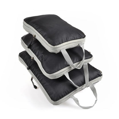 Travel Storage Bag Compressible Packing Cubes Travel Suitcase Luggage Organizer Foldable Waterproof Nylon HandbagTravel Bag