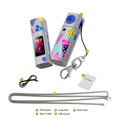 G10 2K Thumb Camera Flip the Lens 230 ° Retro Mini Digital Camera Very Small Camcorder Video Recorder for Kid Portable Cam 2026