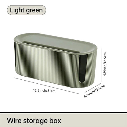 Nordic Plug Board Storage Box Cable Wire Organizer Case Socket Wireless WiFi Router Bracelet Desktop Data Line Plug Holder Shelf