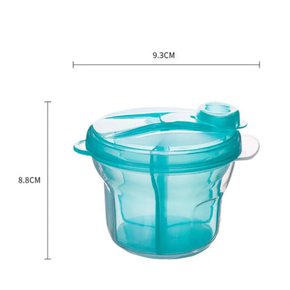 3 Grid Portable Milk Powder Formula Dispenser BPA Free Food Container Infant Bean Storage Box for Kid Care Toddler Travel Bottle