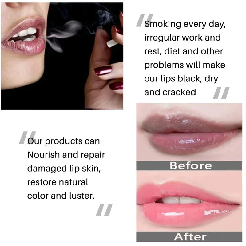 Lip Balm Lightening Dilute Melanin Mask Gloss Oil Exfoliating Clean Deep Moisturizing Makeup Beauty Health Korean Products