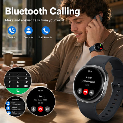 2026 New Smart Watch Game Dial Dynamic Dial Bluetooth Call Wireless Charging Fitness Tracker Voice Assistant Gift