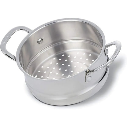 17-Piece Cookware Set, Chef's Classic Steel Collection 77-17N