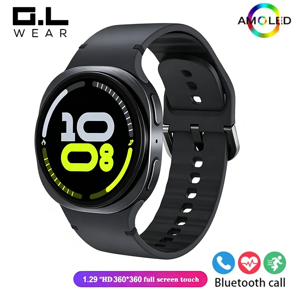 2026 New Smart Watch Game Dial Dynamic Dial Bluetooth Call Wireless Charging Fitness Tracker Voice Assistant Gift