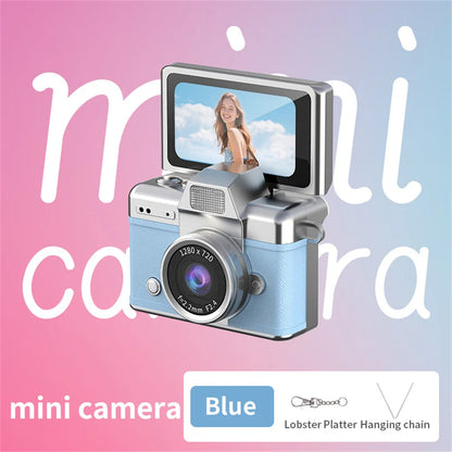 Mini Keychain Thumb Camera with 1080P HD Video Recording and 180° Flip Screen LCD Display Screen for Students 2026