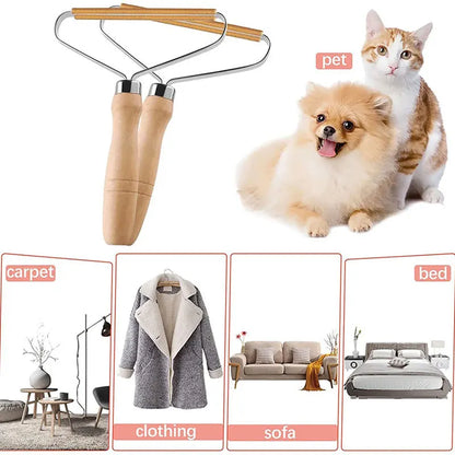 New Portable Pet Hair Remover Brush Manual Lint Roller Sweaters Sofa Clothes  For Animals Dogs Cats Scrapers Cleaning Tools