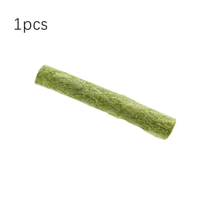1/3/6pcs Cat Grass Scented Stick Pet Snacks Hairball Removal Mild Hair Row Ready To Eat Cat Teeth Cleaning Sticks Pet Supplies
