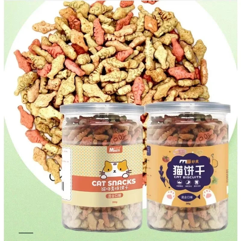 Cat Mint Biscuits Cat Food Balanced Nutrition Teeth Cleaning Natural Easy Digestible Reward Training Cat Snacks  Accessory