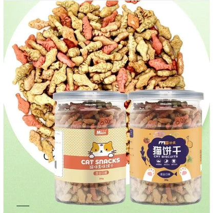 Cat Mint Biscuits Cat Food Balanced Nutrition Teeth Cleaning Natural Easy Digestible Reward Training Cat Snacks  Accessory