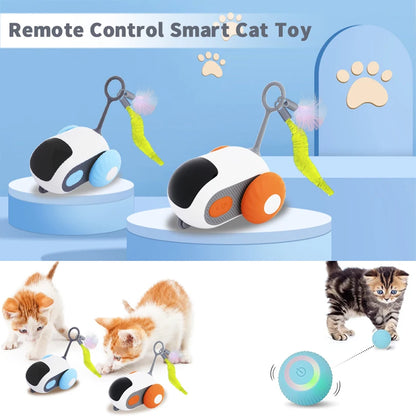 Smart Interactive Cat Toy Car