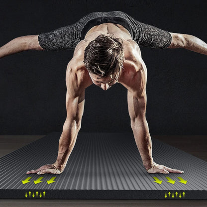 Large Size 200X90cm Non-slip Thicken 20mm Fitness Yoga Mat Tasteless Pilates Gym Exercise Sports Pad Gymnastics Meditation Mat