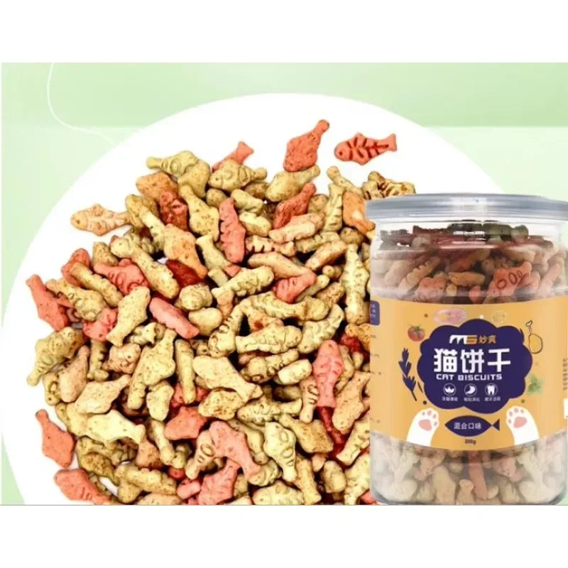 Cat Mint Biscuits Cat Food Balanced Nutrition Teeth Cleaning Natural Easy Digestible Reward Training Cat Snacks  Accessory