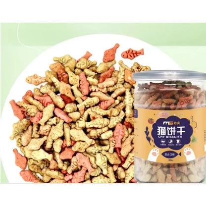 Cat Mint Biscuits Cat Food Balanced Nutrition Teeth Cleaning Natural Easy Digestible Reward Training Cat Snacks  Accessory