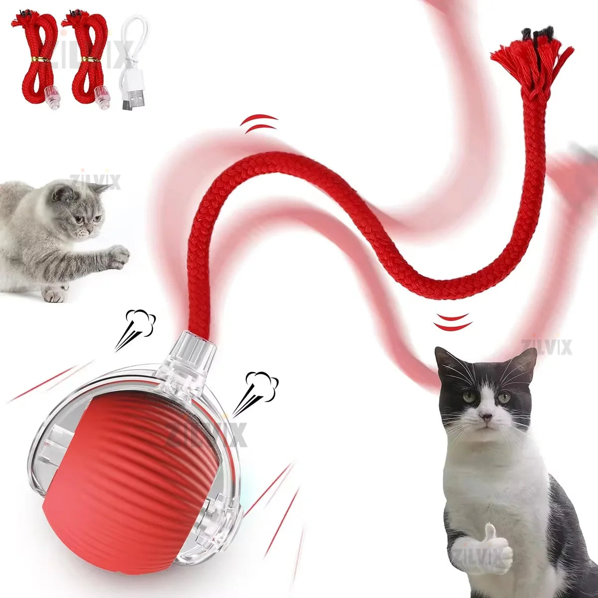Auto Electric Rolling Cat Ball