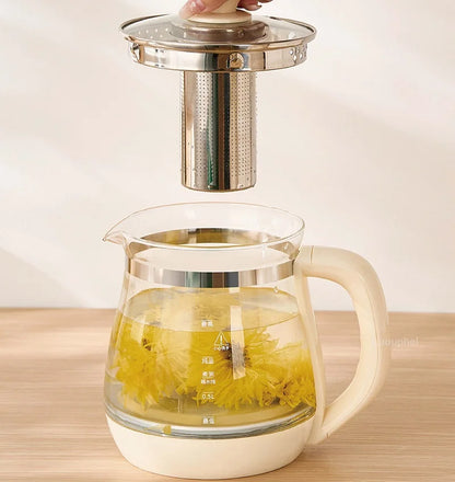 1.8L Electric Kettle Automatic Glass Tea Maker 800W Home Multi-function Health Kettle Smart Baby Thermostatic Milk Kettle 220V