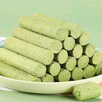 6pcs/set Cat Grass Scented Stick Pet Snacks Hairball Removal Mild Car Tooth Cleaning Cat Grass Stick Pet Supplies 2024