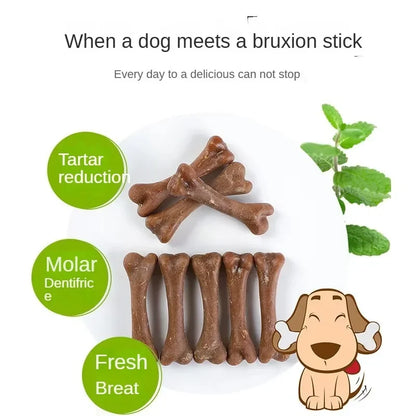 Pet Snack Dog Tooth Grinding Stick Snack Food Treats Chews Puppy Oral Hygiene Toy Leather Cowhide Teeth Clean Stick for Puppy