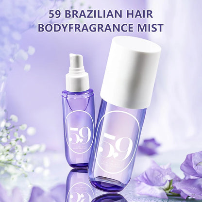 90ml Woman Perfumes Body Spray Long Lasting Fragrance Hair and Body Smell Spray Natural Fruit Fragrance Portable Date Flirting