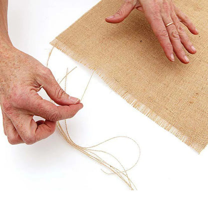 Natural Jute Tablerunner Tassel for Christmas Home Table Decoration Table Flag Cloth Wedding Decoration Table Runner