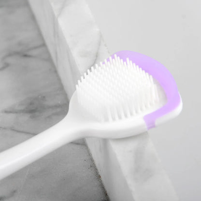 Tongue Scraper Brush Reusable Scraper For The Tongue Washable Tongue Cleaning Tool Fresh Breath Oral Hygiene Care Accessories