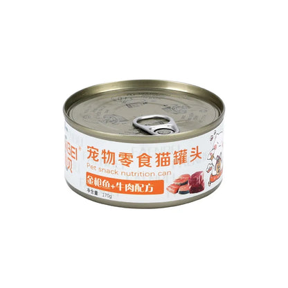 Cat can staple food can 170g pet cat snack tuna kitten adult cat nutritious wet food