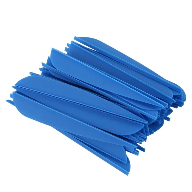 36Pcs 1.75/2.5/2.8/3/4 Inches Plastic Feather Arrow Vanes DIY for Arrows Bows Hunting Shooting Accessory Tool
