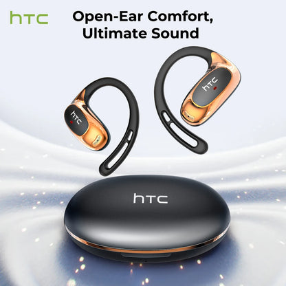 Bluetooth Auricles HTC NE35 2026 AI Real-Time Language Translator Earbuds 134 Languages BT6.0 IPX5 90H Battery Wireless Headset