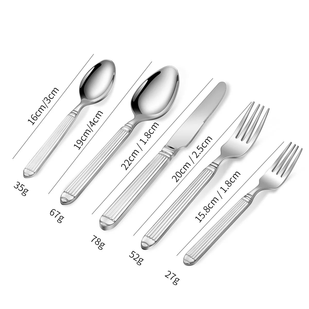 20/25/30 Pcs Classical Golden Cutlery Set Stainless Steel Gold Flatware For 4 Silver Dinnerware Knife Spoon Fork Drop Ship