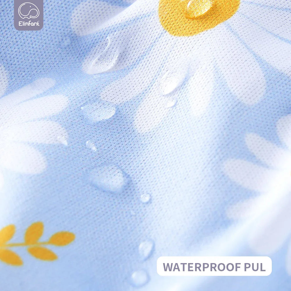 Elinfant Baby Reusable Washable Diaper Cloth  Suede Cloth Inner With One Pocket Fit 3-15kg Baby Cloth