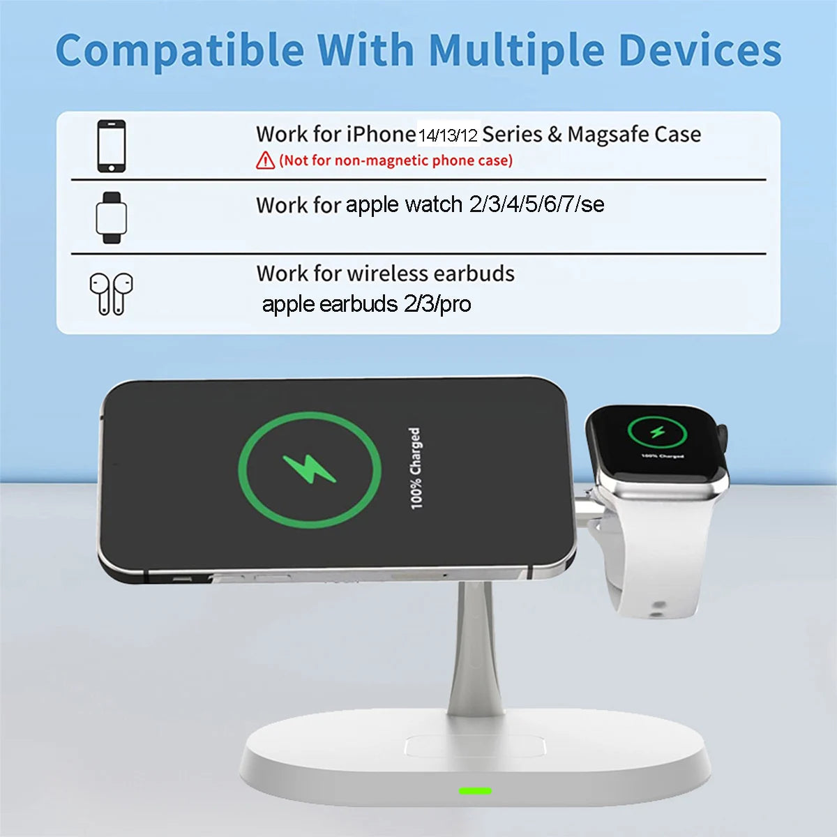 Wireless Charger Stand Magnetic For iPhone