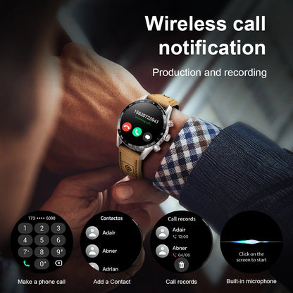 LIGE 2026 New Rugged Military GPS Smart Watch Men AMOLED HD Screen Heart Rate Bluetooth Call Waterproof Outdoor SmartWatch