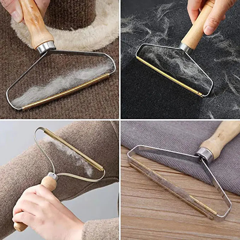 New Portable Pet Hair Remover Brush Manual Lint Roller Sweaters Sofa Clothes  For Animals Dogs Cats Scrapers Cleaning Tools