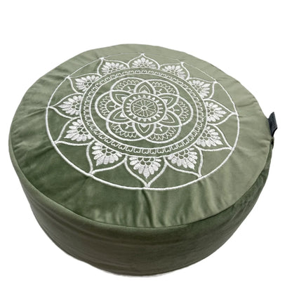 Buckwheat Husk Filled Yoga Throw Pillow Meditation Mat Beginner Yoga Supplies