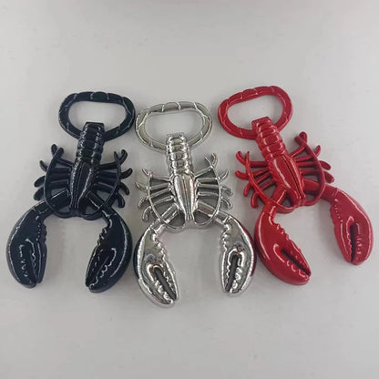 Lobster Corkscrew Bottle Opener Portable Metal Wine Beer Opening Kitchen  fun retro and versatile handicraft accessories