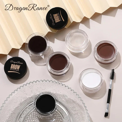 3D Wild Eyebrow Gel Wax Brow Styling Soap Waterproof Long Lasting Tint Eyebrows Enhancers Brows White Brown Makeup Cosmetic Tool