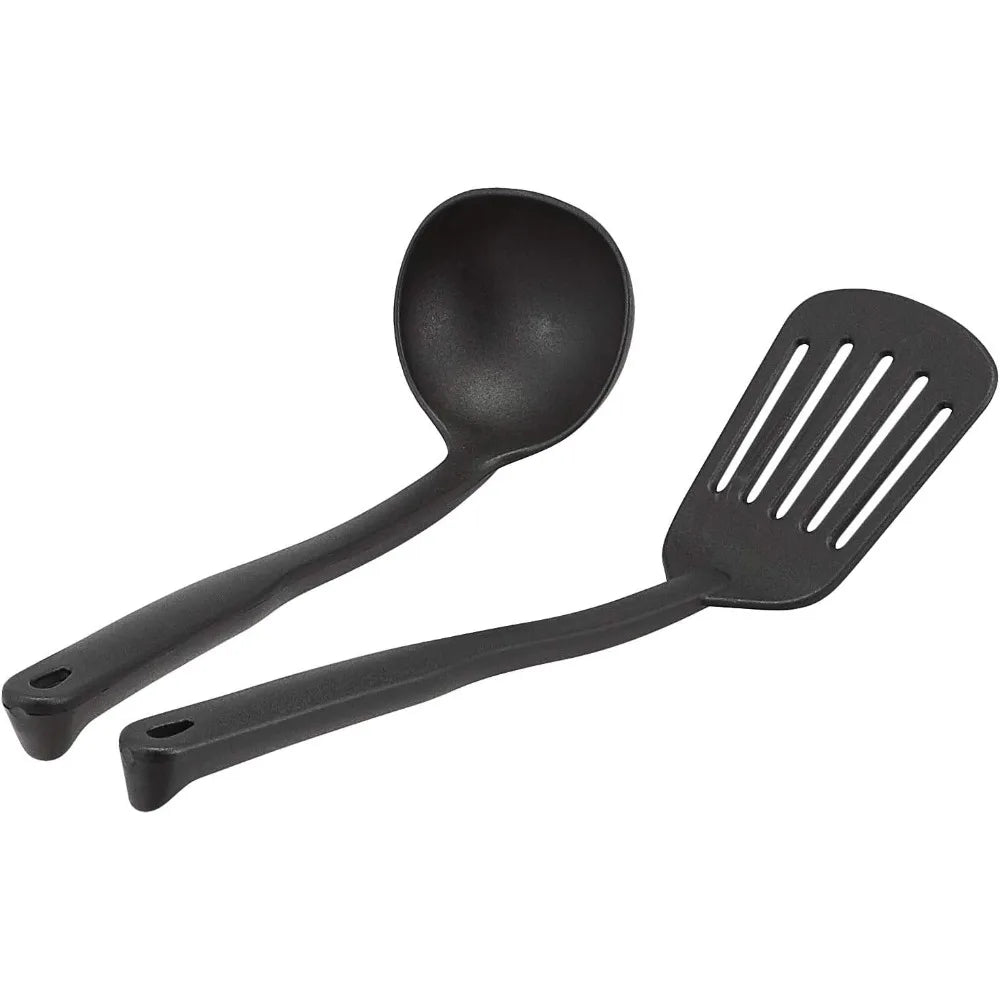 Hard Anodized Non-Stick 12-Piece Cookware Set, Black - Pots, Pans and Utensils