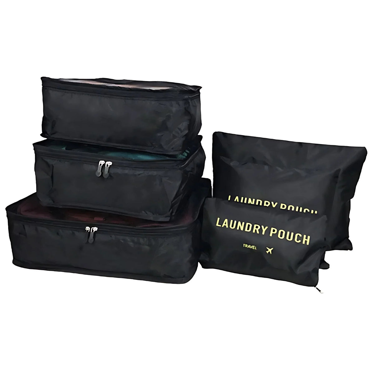 1Set/6Pcs Travel Storage Bag Set for Clothes Tidy Organizer Luggage Pouch Suitcase Handbag Closet Divider Drawer Organizador
