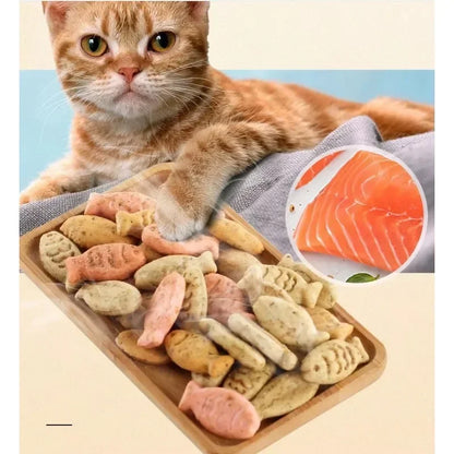Cat Mint Biscuits Cat Food Balanced Nutrition Teeth Cleaning Natural Easy Digestible Reward Training Cat Snacks  Accessory