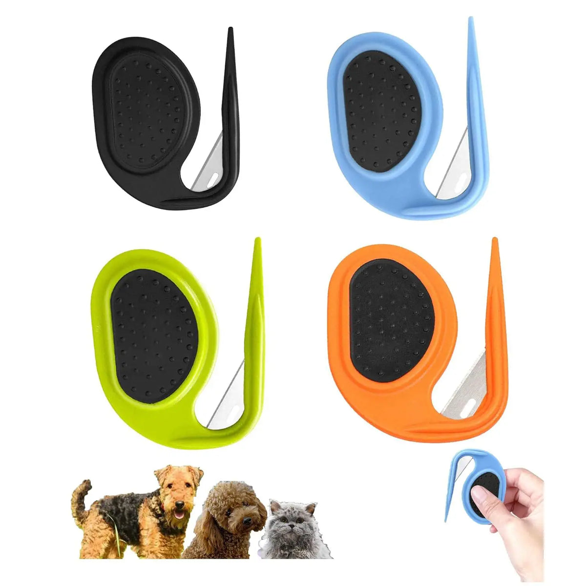 New Cat Dog Comb Pet Open Knot Comb Cat Puppy Hair Fur Shedding Grooming Trimmer Comb Blade Comb Cat Brush