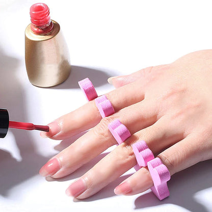 10/20/50Pcs Toe Separator Foot Fingers Separators Spacer Pedicure Toes Spreaders Divider Soft Sponge Manicure Nails Art Tools