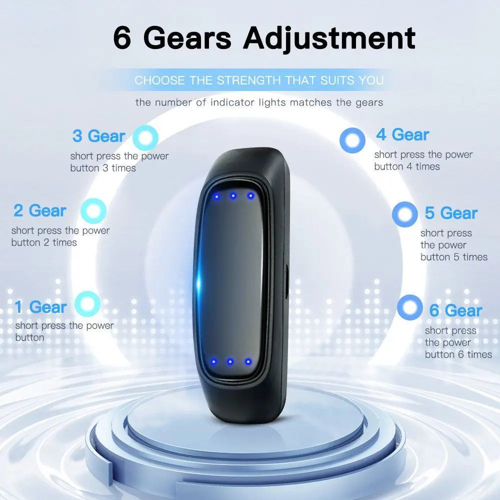 EMS Pulse Stop Snore Portable Comfortable Sleep Well Stop Snore Health Care Sleep Apnea Aid USB Smart Anti Snoring Device