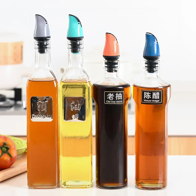 Gravity Induction Automatic Opening Bottle Oil Wine Bottle Pourer Cap Spout Stopper Mouth Dispenser Bartender Kitchen Accessory