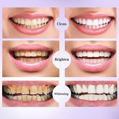 V34 Teeth Whitening Toothpaste Mousse Remove Plaque Stains Cleaning Oral Hygiene Fresh Bad Breath Dental Tooth Care Tools