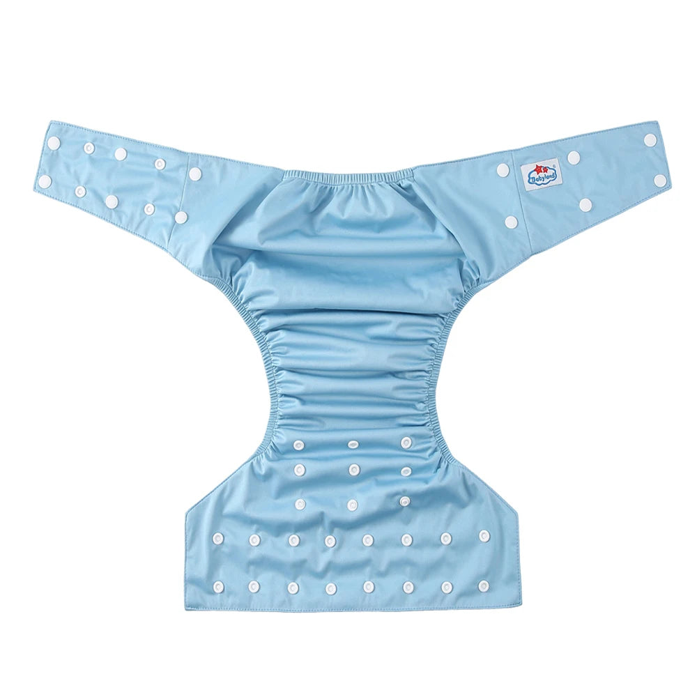 Cloth Adult Diaper Good Absorption Breathability Waterproof Reusable Adjustable Adult Nappy for Disabled Elderly Men Women Abdl