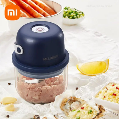 Xiaomi MELNG Wireless Electric Mixer Small Multi Functional Garlic Chili Minced Meat Masher Fast Blender Household Kitchen Tools