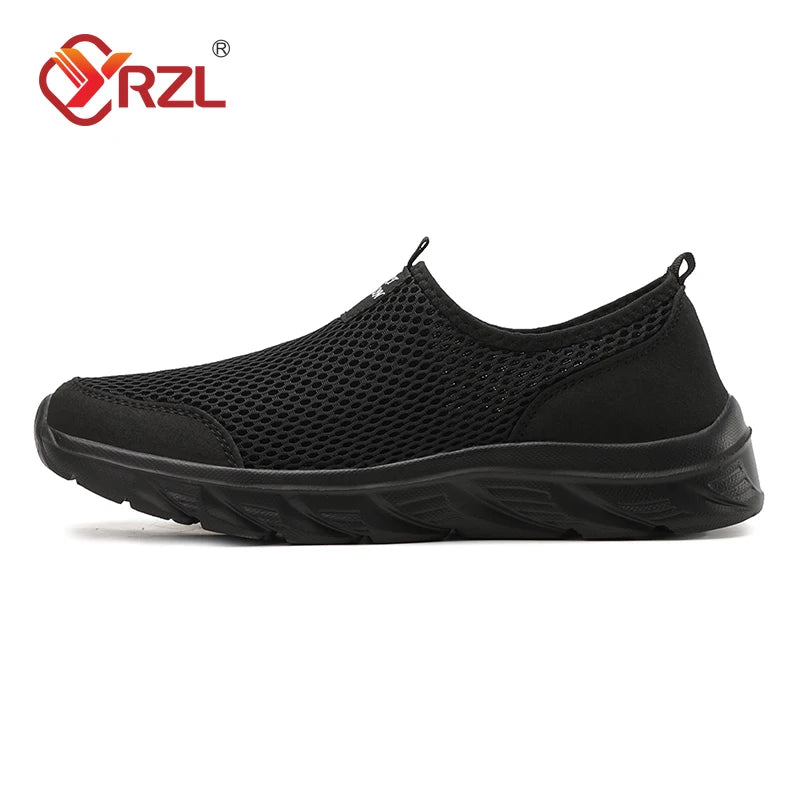 YRZL New Running Shoes for Men Breathable Sports Shoes Lightweight Fashion Summer Breathable Sneakers for Men Plus Size 38-46